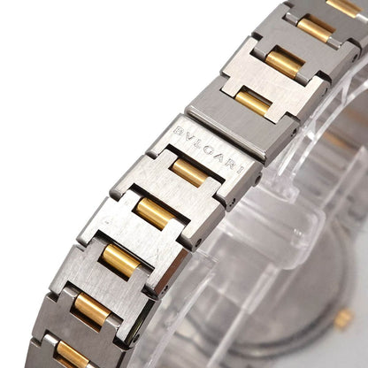 Bvlgari Watch Date Black YG Quartz — view 7