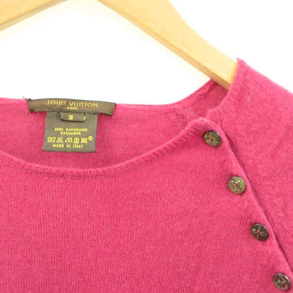 Louis Vuitton Cashmere Knit Pullover Pink Top Sweater S — view 3