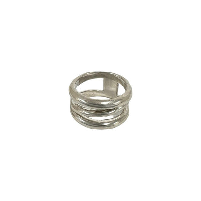 Tiffany & Co Vintage Diagonal Ring 925 Sterling Silver — view 6