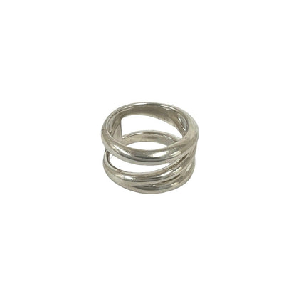 Tiffany & Co Vintage Diagonal Ring 925 Sterling Silver — view 4