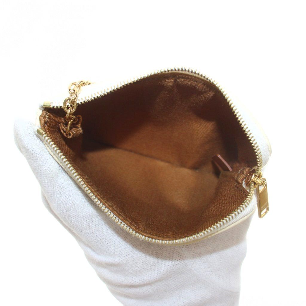 Celine Triomphe Coin Purse Ivory — view 6