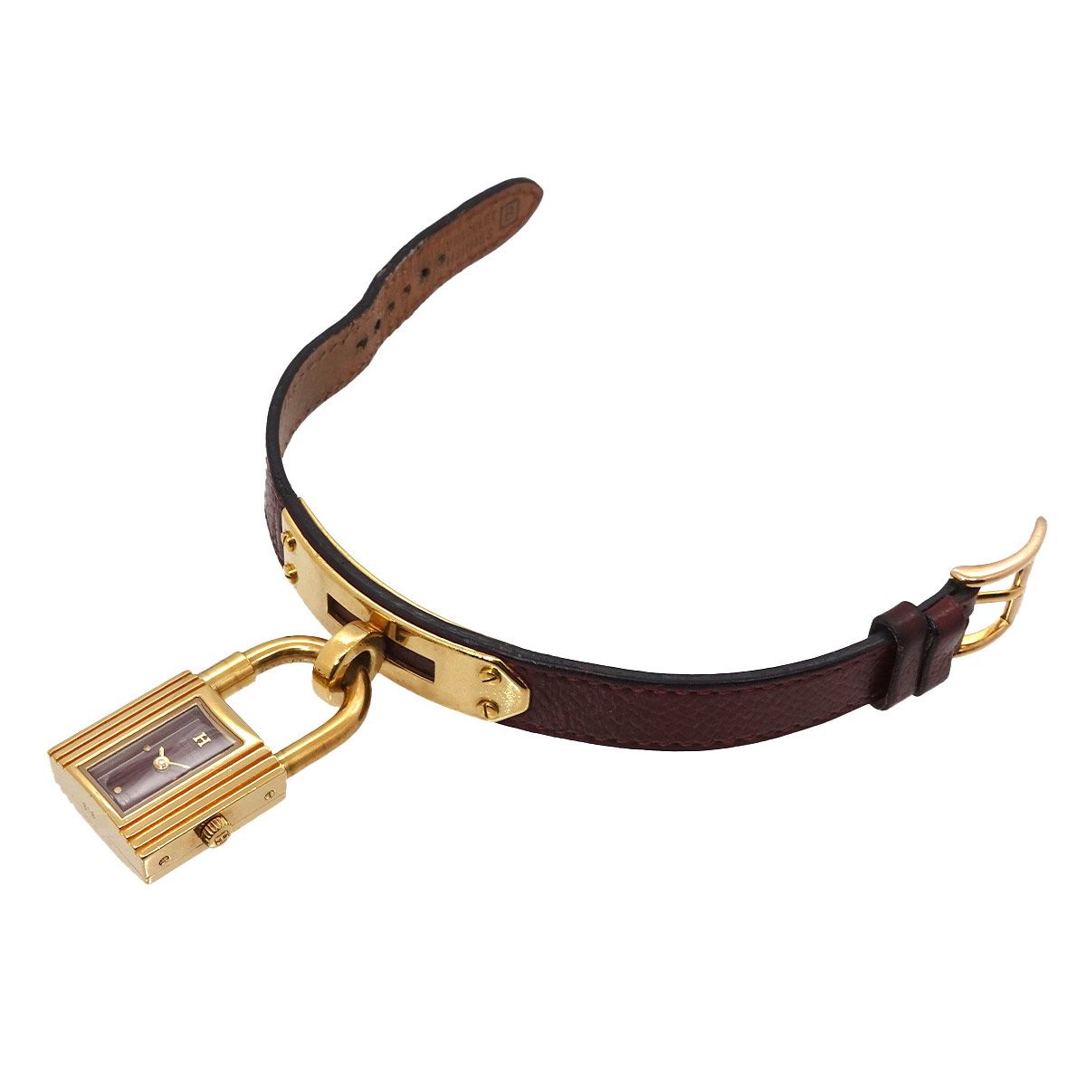 Hermes Kelly Watch Vintage Bordeaux Quartz — view 4