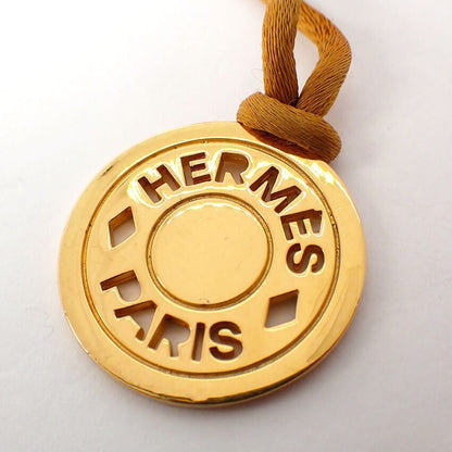 Hermes Sellier Gold Choker Necklace — view 3