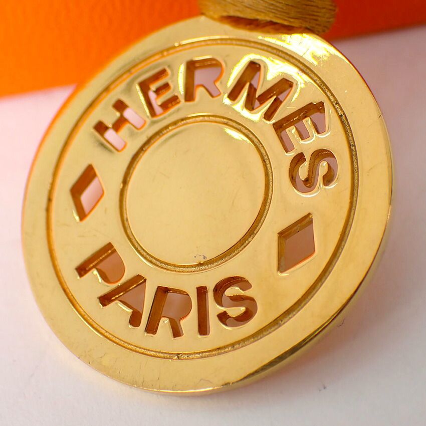 Hermes Sellier Gold Choker Necklace — view 4