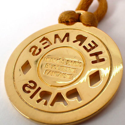 Hermes Sellier Gold Choker Necklace — view 7