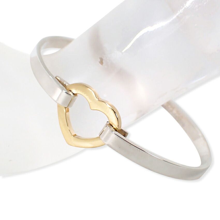 Tiffany & Co 925/750 Open Heart Bracelet