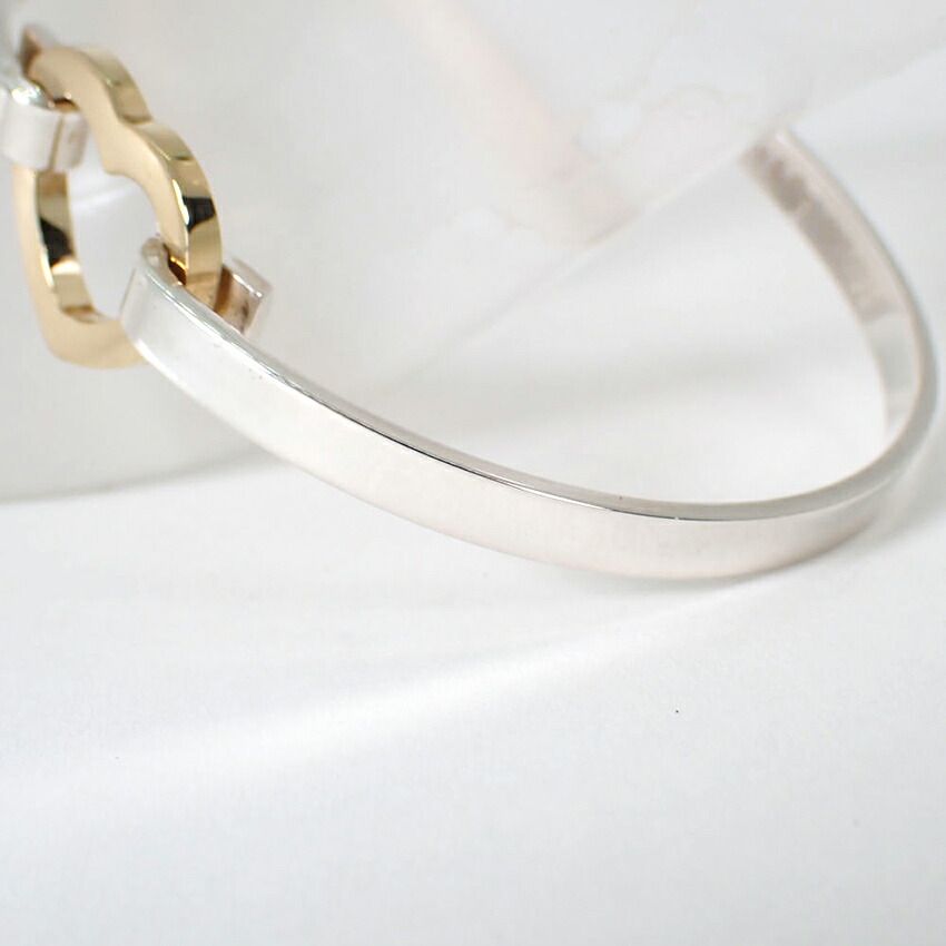 Tiffany & Co 925/750 Open Heart Bracelet — view 2