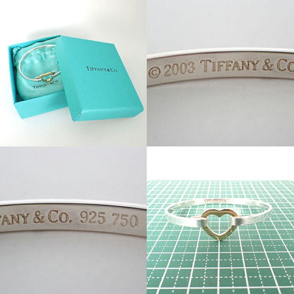 Tiffany & Co 925/750 Open Heart Bracelet — view 8