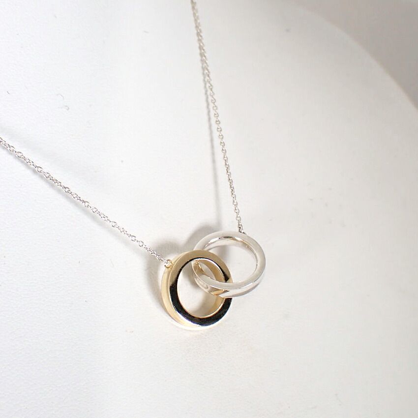 Tiffany & Co 925/750 Interlocking Necklace — view 3