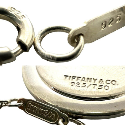 Tiffany & Co St Christopher Necklace Silver Yellow Gold — view 3