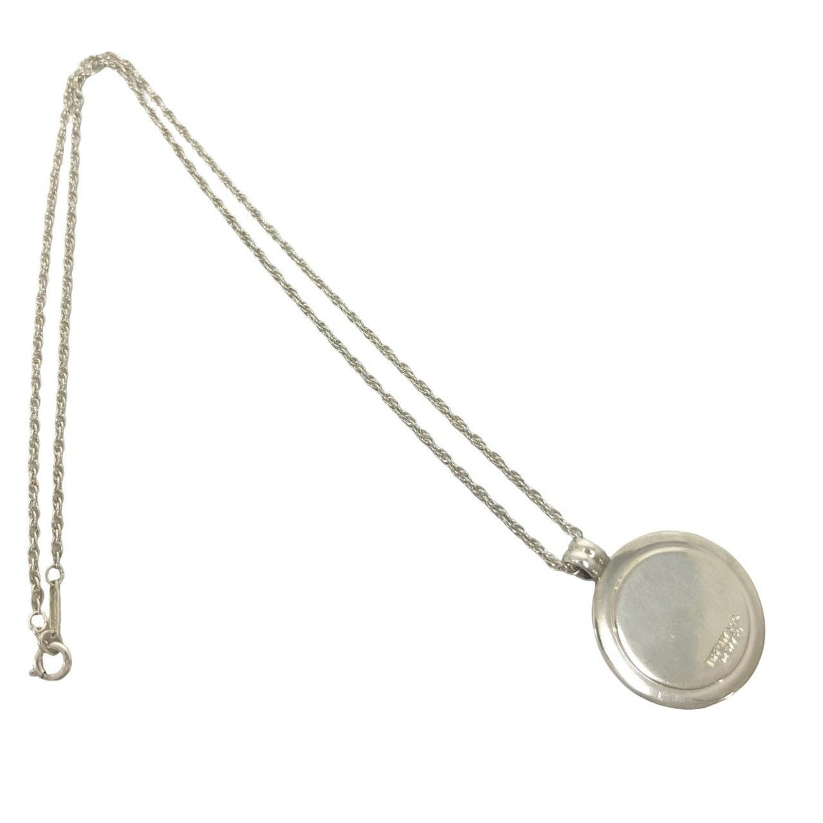 Tiffany & Co St Christopher Necklace Silver Yellow Gold — view 6