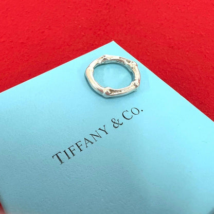 Tiffany & Co Vintage Bamboo Ring 925 Sterling Silver