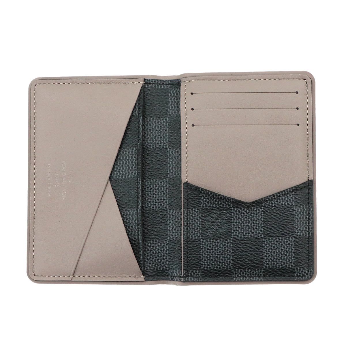 Louis Vuitton Damier Graphite Pocket Organizer Card Case Black Gray — view 7