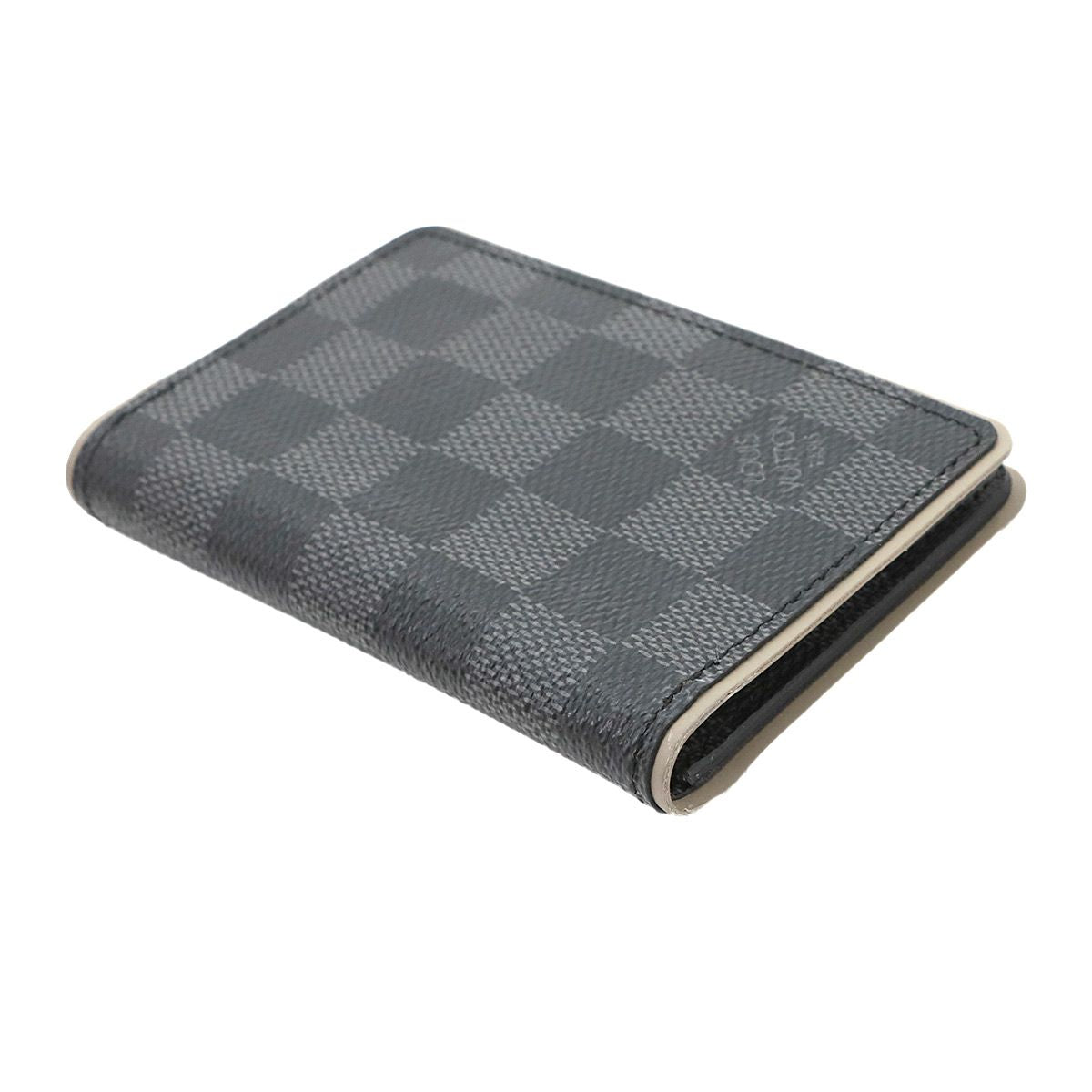 Louis Vuitton Damier Graphite Pocket Organizer Card Case Black Gray — view 5