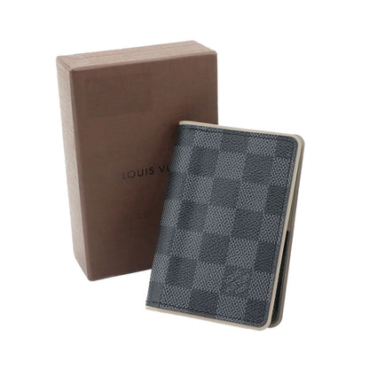 Louis Vuitton Damier Graphite Pocket Organizer Card Case Black Gray — view 2