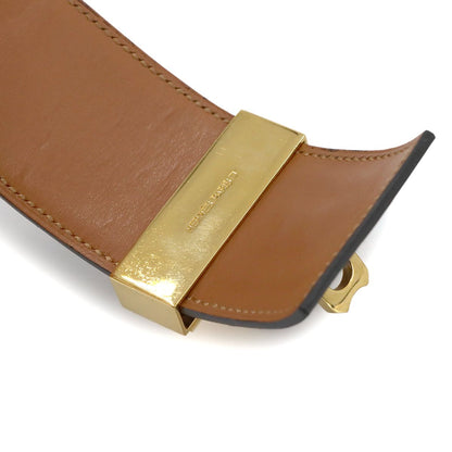 Hermes Collier de Chien Bangle Swift Black Gold Bracelet — view 5