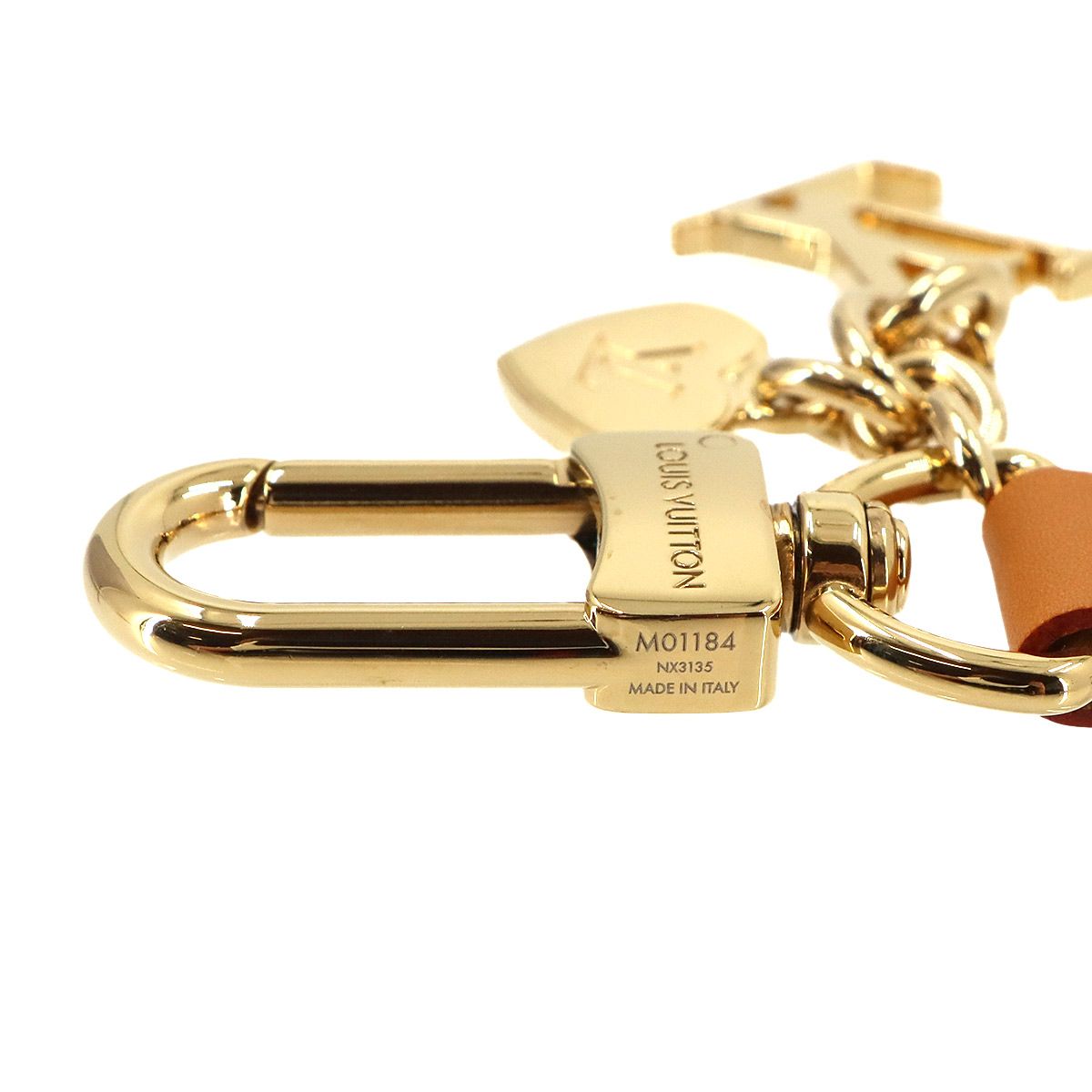 Louis Vuitton Monogram LV Cherished Bag Charm Key Holder Brown — view 4