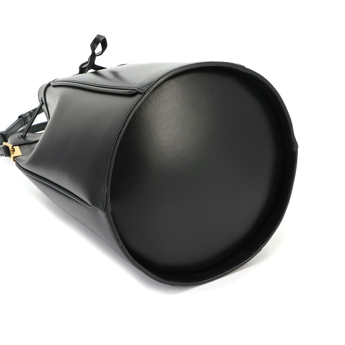 Saint Laurent Talisa Drawstring Shoulder Bag Leather Black Gold Thalitha — view 5