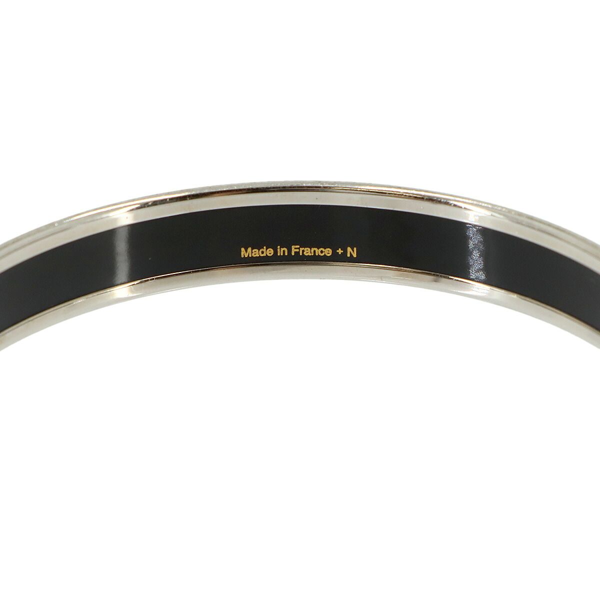 Hermes Enamel PM Bangle Bracelet Green Red Email PM — view 5