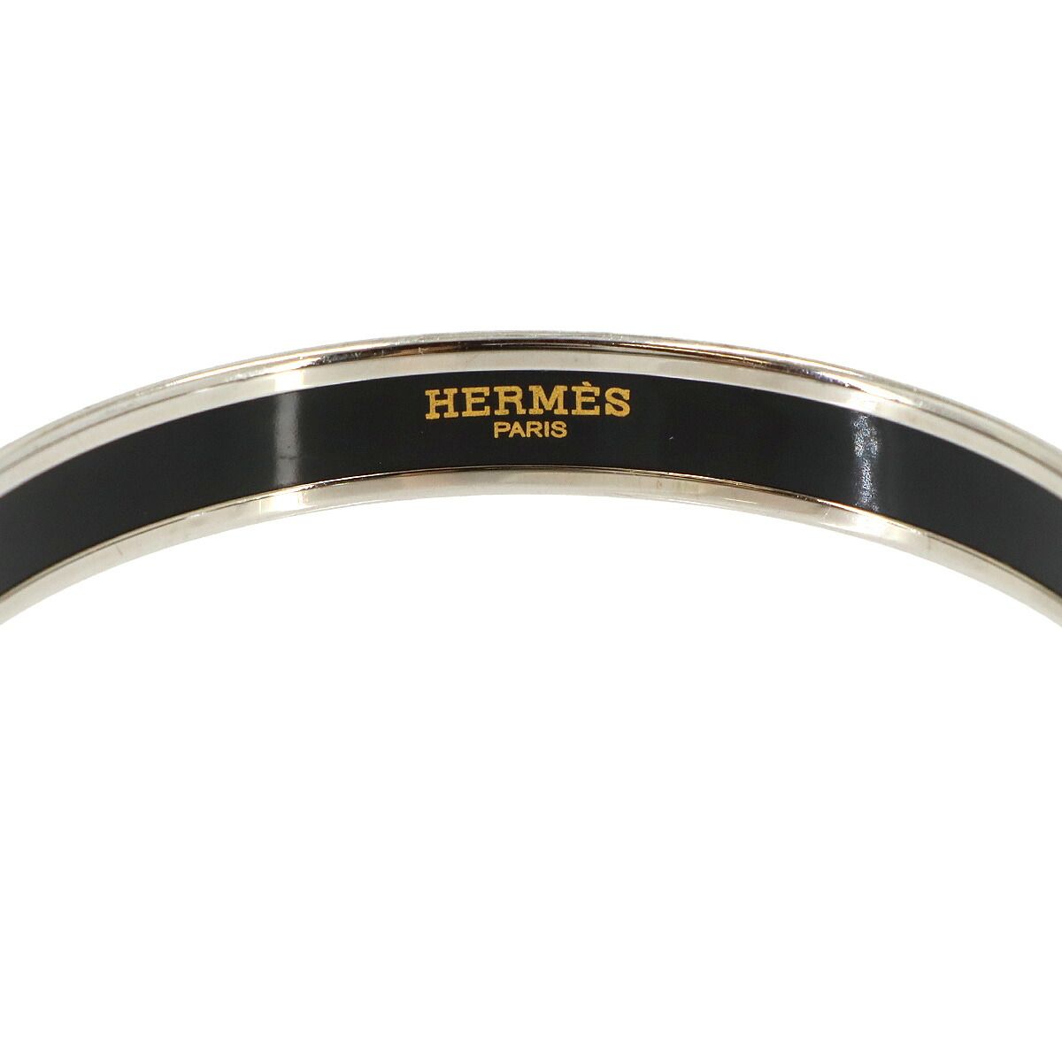 Hermes Enamel PM Bangle Bracelet Green Red Email PM — view 4