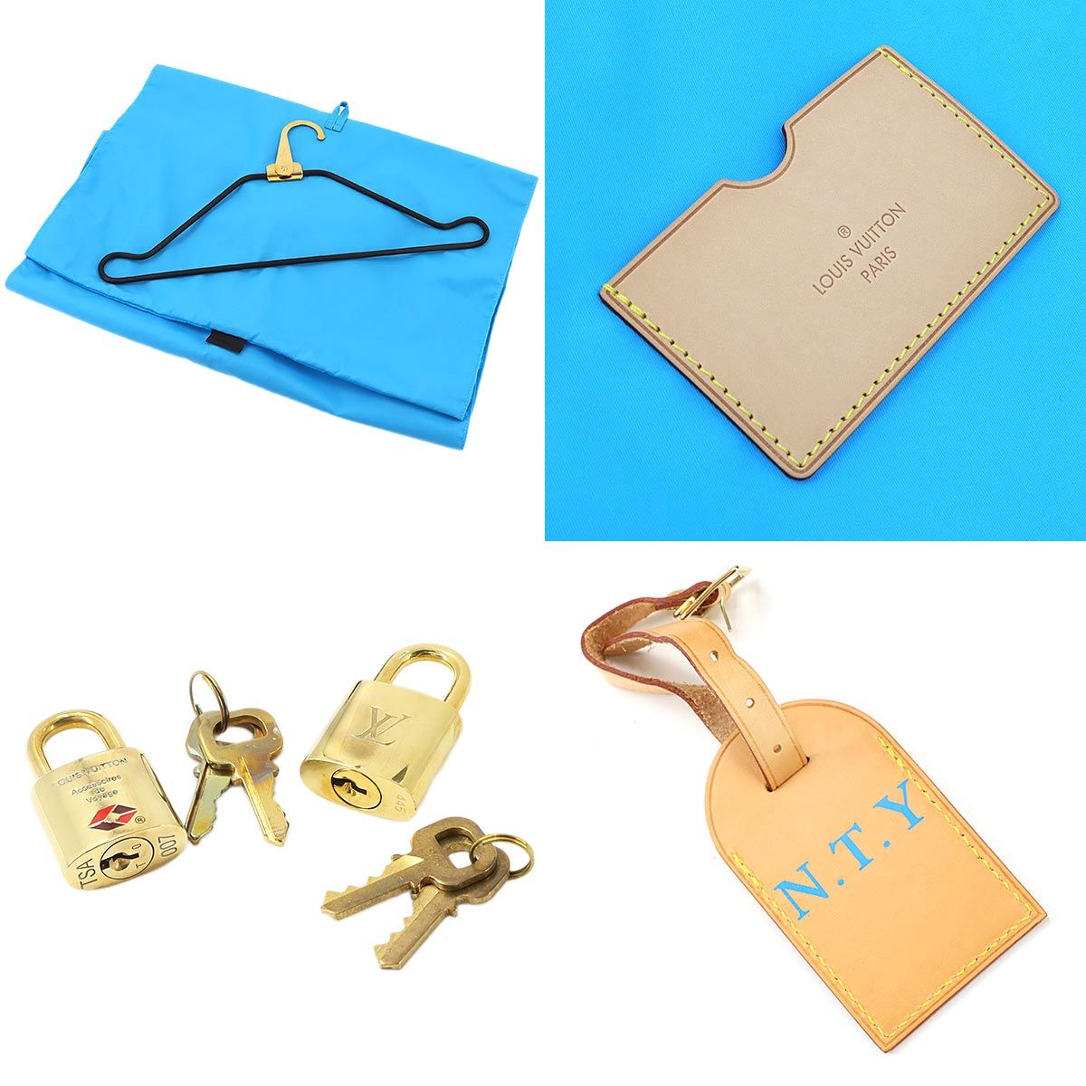 Louis Vuitton Montmonogram Zephyr 70 Carrie Bag Brown Gold — view 7
