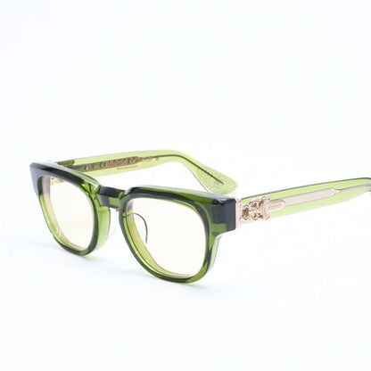 Chrome Hearts Cuntvoluted Sunglasses 49 Dagger Decoration BS Flare Clear Green — view 3