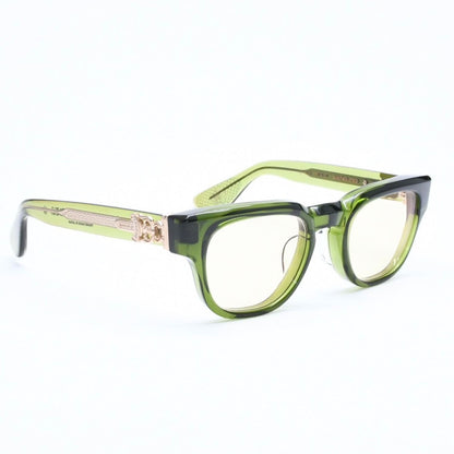 Chrome Hearts Cuntvoluted Sunglasses 49 Dagger Decoration BS Flare Clear Green — view 4