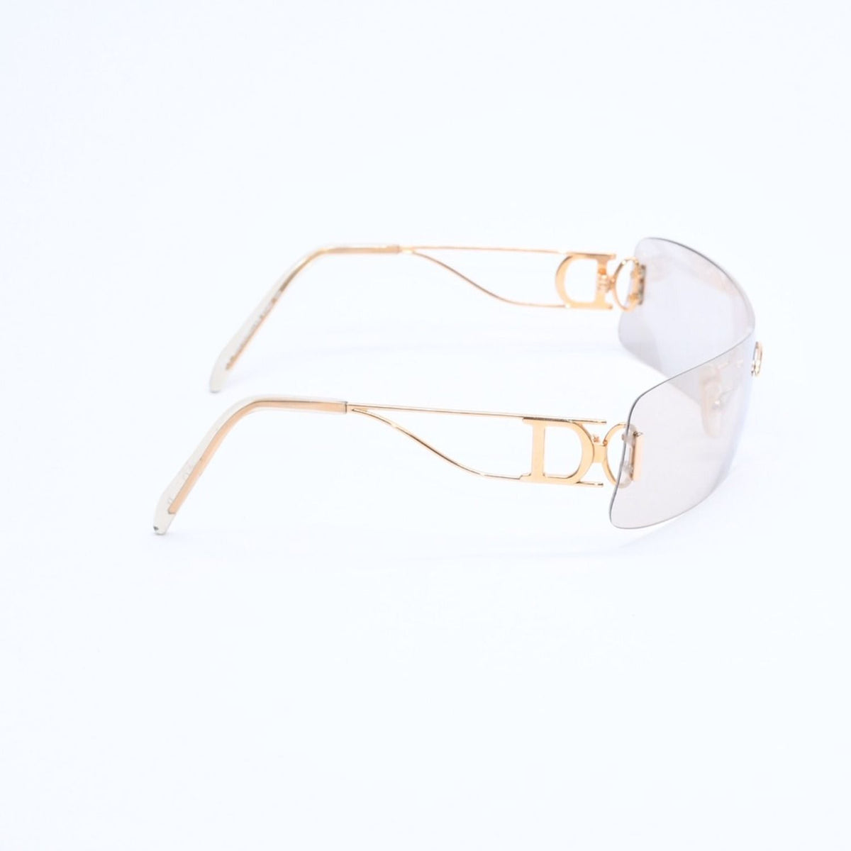 Dior Sunglasses Eyewear Gray Gold Temple — view 5