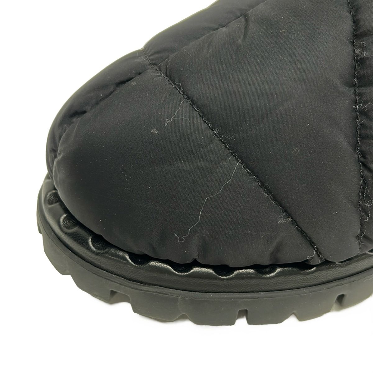 Prada Short Boots Black Quilted Re-Nylon — view 8
