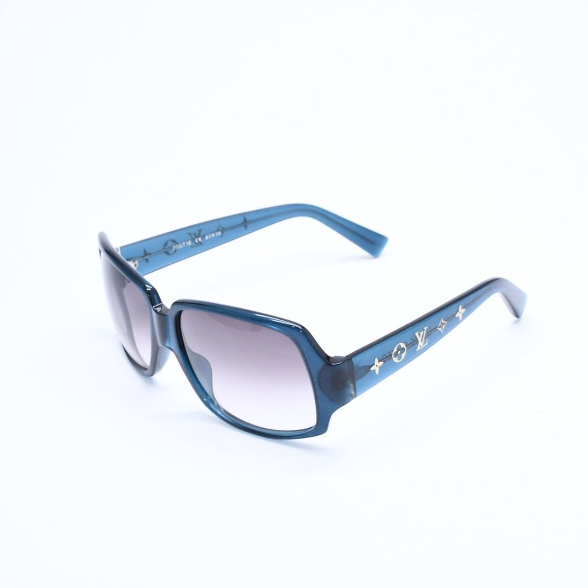 Louis Vuitton Sunglasses Eyewear Obsession 16 Turquoise Blue Gold — view 3