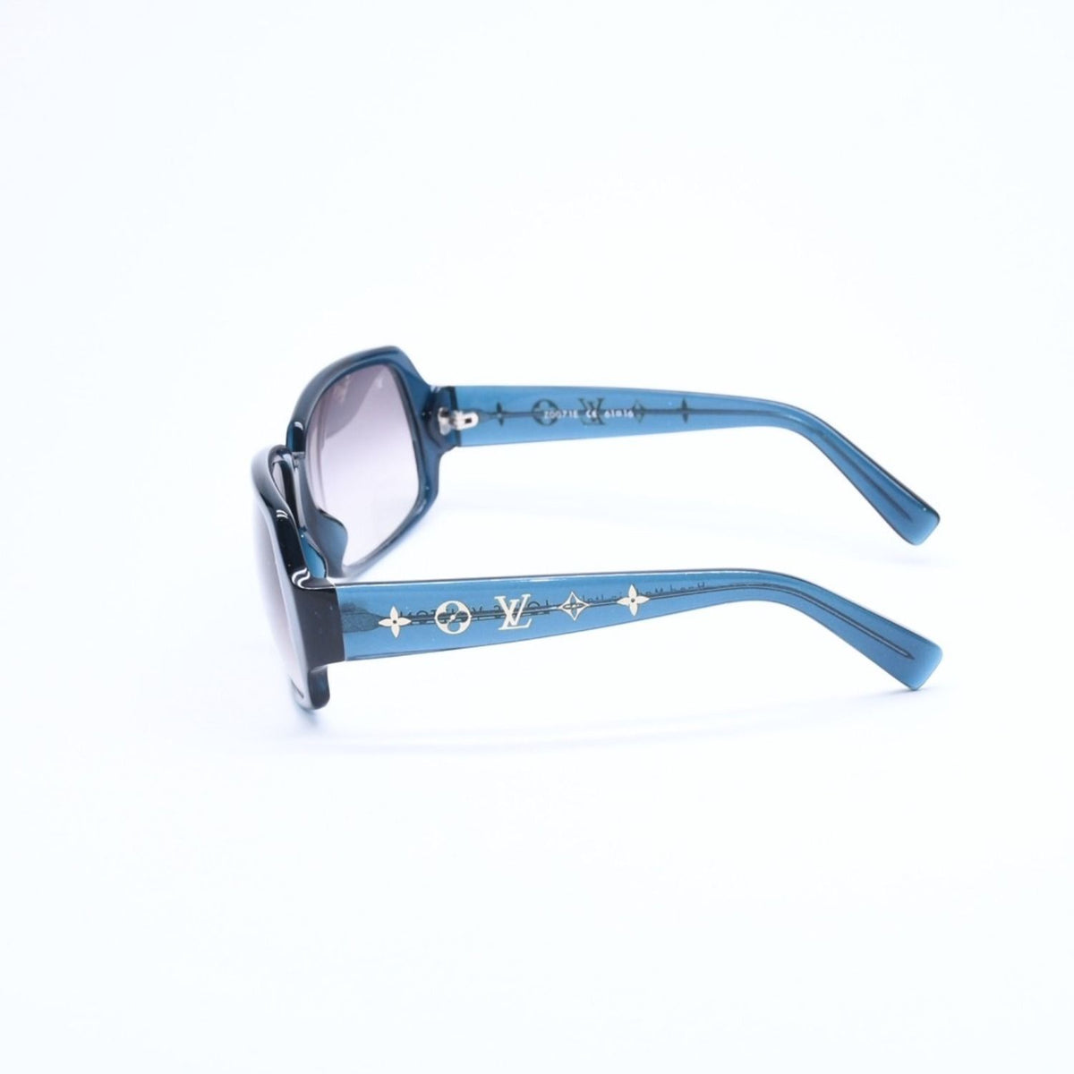 Louis Vuitton Sunglasses Eyewear Obsession 16 Turquoise Blue Gold — view 6