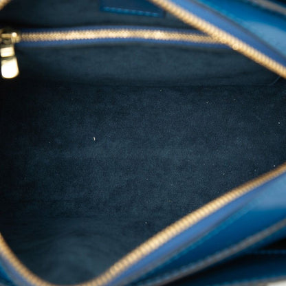 Louis Vuitton Epi Pont Neuf Handbag Toledo Blue Leather — view 4