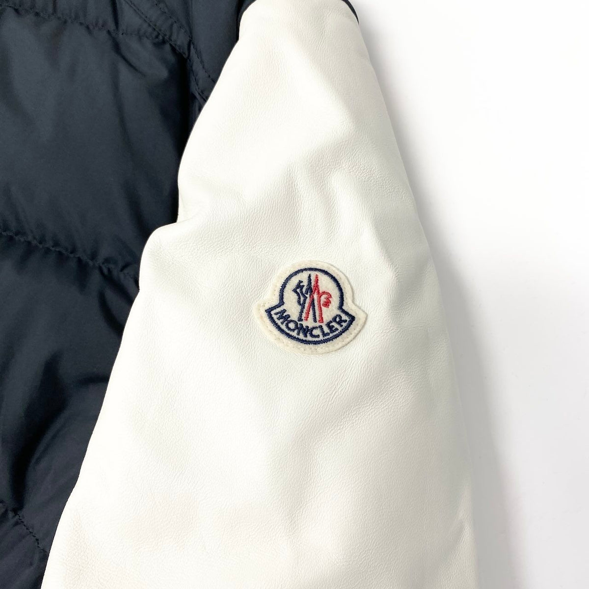 Moncler Ventoux Down Bomber Jacket Varsity Navy White 1 — view 8