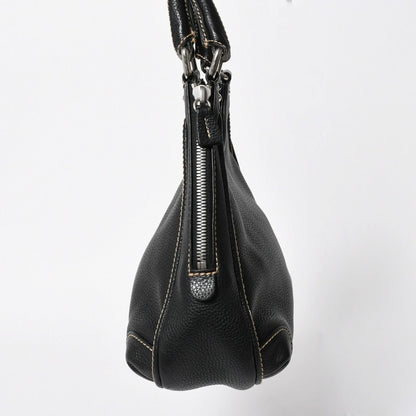 Chanel Fringe Tassel Shoulder Bag Tote Black Silver — view 4