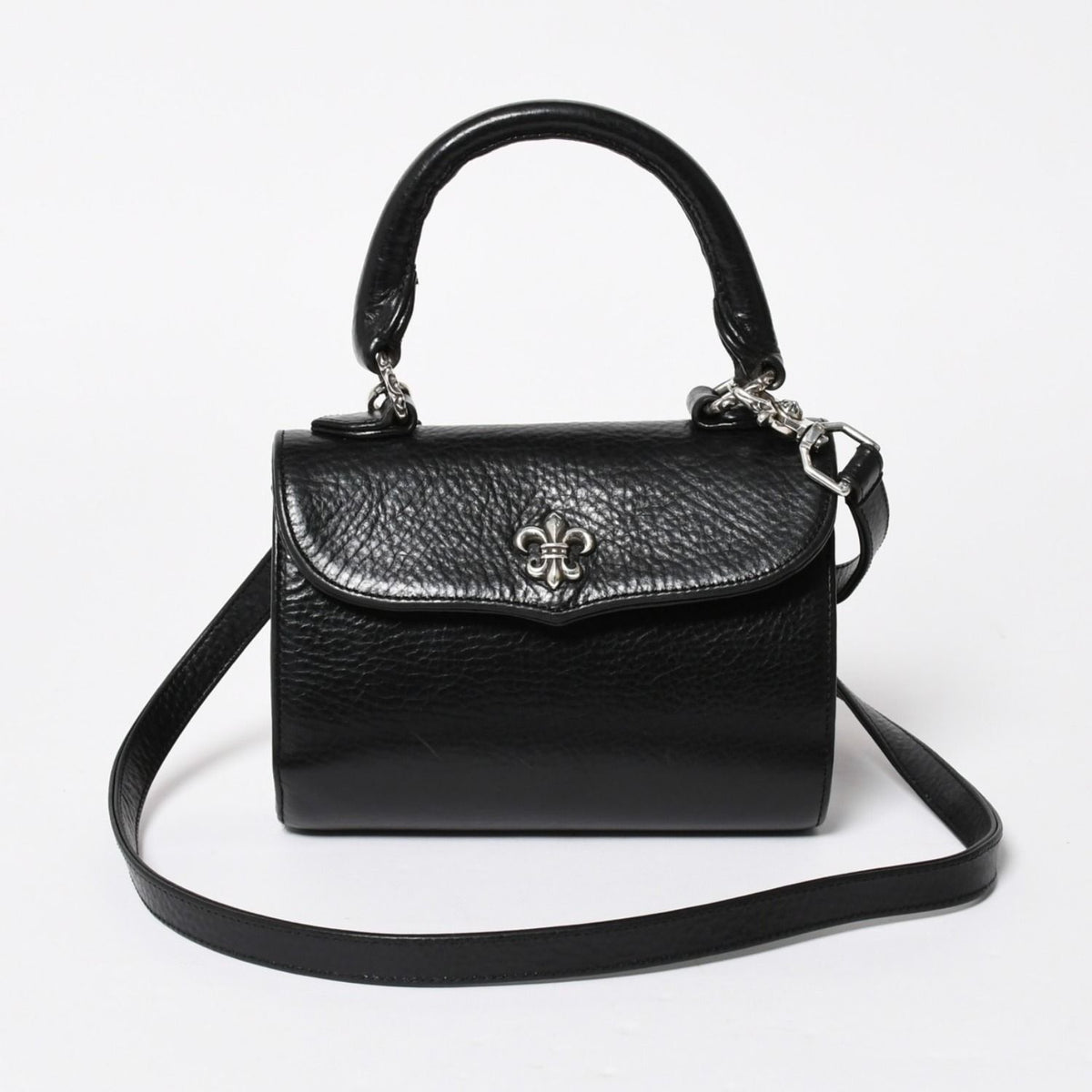 Chrome Hearts Doc Adams Way Bag BS Flare Decoration Dagger Leather Black 925 — view 2