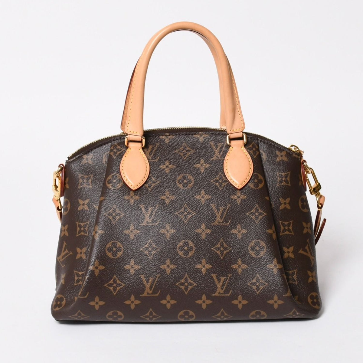 Louis Vuitton Handbag Rivoli PM Brown Gold Vachetta Leather — view 2