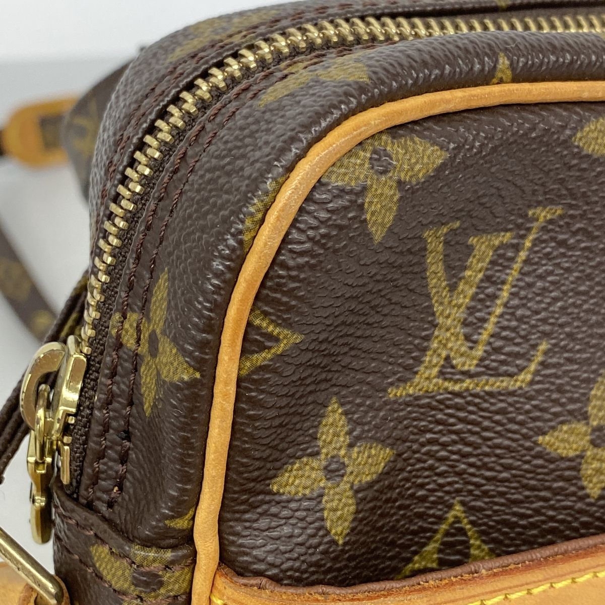 Louis Vuitton Shoulder Bag Monogram Danube Brown — view 7
