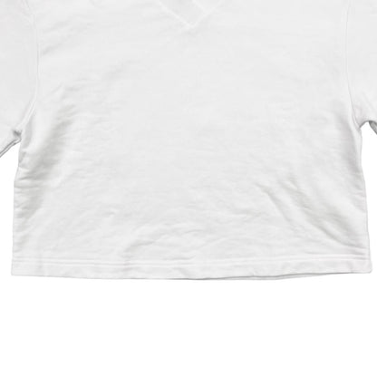 Gucci Long Sleeve Polo Shirt Cotton Collar Logo White S — view 4