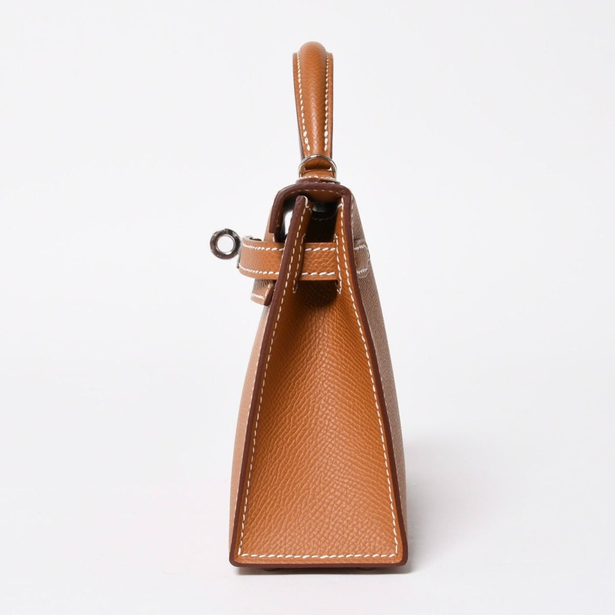 Hermes Mini Kelly 2 Mini Handbag Gold Silver — view 5