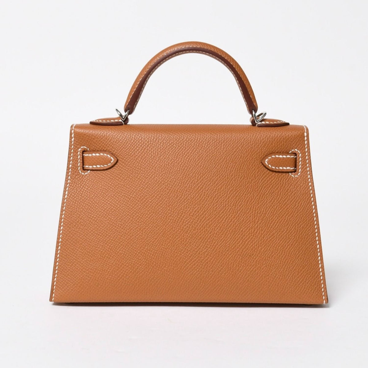 Hermes Mini Kelly 2 Mini Handbag Gold Silver — view 3