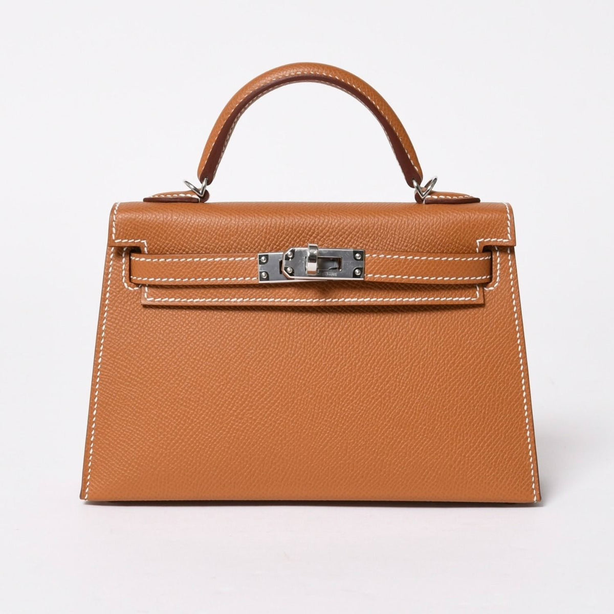 Hermes Mini Kelly 2 Mini Handbag Gold Silver — view 2