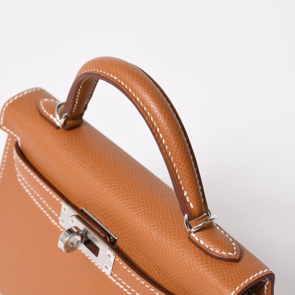 Hermes Mini Kelly 2 Mini Handbag Gold Silver — view 6