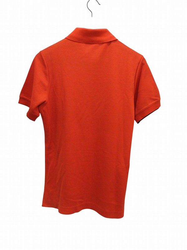 Hermes Polo Shirt Short Sleeve Double Ju Orange — view 2