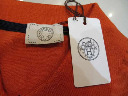 Hermes Polo Shirt Short Sleeve Double Ju Orange — view 4