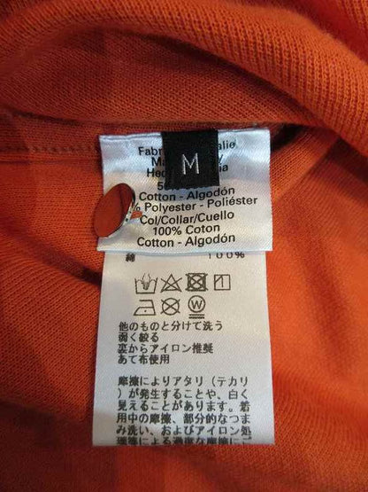 Hermes Polo Shirt Short Sleeve Double Ju Orange — view 7