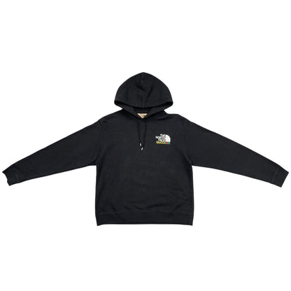 Gucci x the North Face Collaboration Hoodie Pullover Cotton Logo Black M