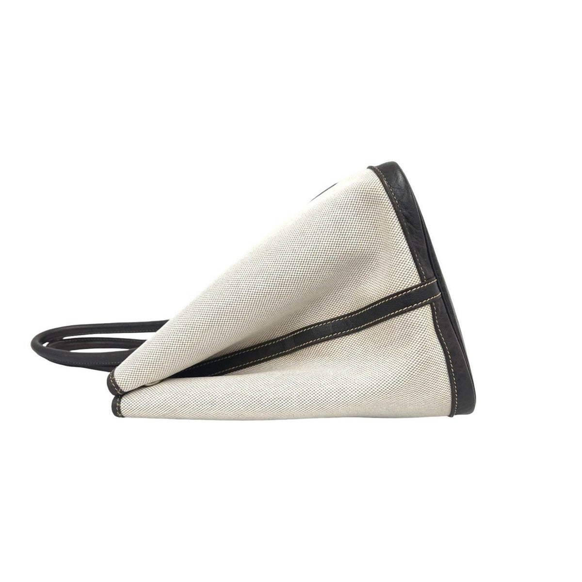 Hermes Garden Party PM Toile H Negonda Tote Bag Nicotine Brown — view 5