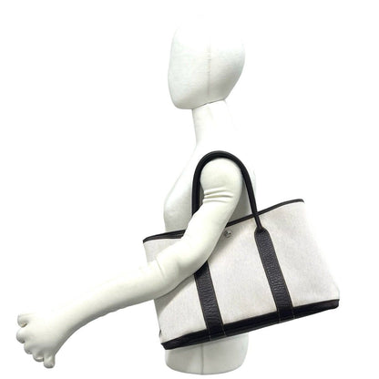 Hermes Garden Party PM Toile H Negonda Tote Bag Nicotine Brown — view 2