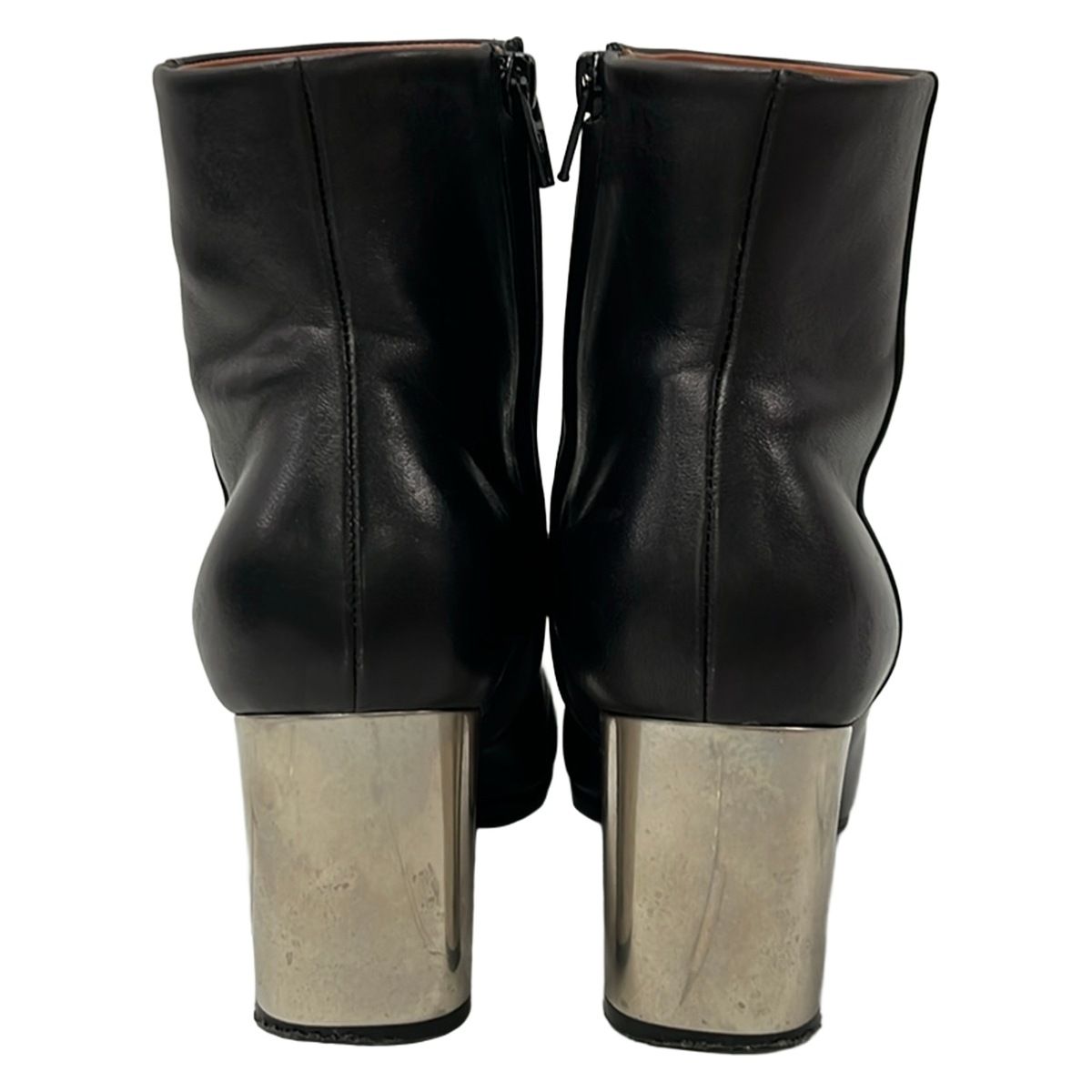 Celine Short Boots Black Leather — view 3