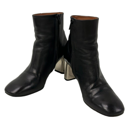 Celine Short Boots Black Leather — view 2